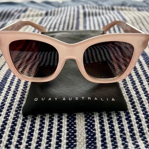 Quay Australia “After Hours” pink sunglasses